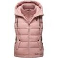 Steppweste MARIKOO "Taisaa", Damen, Gr. S, rosa (powder rose), Obermaterial: 100% Polyester Innenmaterial: 100% Polyester, Westen, inklusive Leckerlie-Beutel