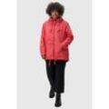 Outdoorjacke RAGWEAR "Zuzka" Gr. 4XL (48), rot (knallrot), Damen, Außenmaterial: 100% Polyester, Innenfutter: 100% Polyester, Jacken, stylische Übergangsjacke mit großer Kapuze