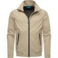 Outdoorjacke RAGWEAR "Collwie" Gr. L (52), beige (sand), Herren, Obermaterial: 100% Polyester, Futter: 100% Polyester, Jacken, wasserdichte Herren Übergangsjacke mit hohem Kragen