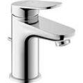 Duravit S MinusFlow Wave Waschtischarmatur WA1012001010 Ausladung 95mm, mit Zugstangen-Ablaufgarnitur, chrom