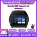 Creativecode 8 Zoll 2din Für Hyundai Ix35 Tucson 2 Lm 2009-2015 Mit Taste Knopf Android Auto Stereo Radio Multimedia Video Player Navigation Gps 1 + 32gb