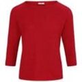 Rundhals-Pullover aus 100% SUPIMA®-Baumwolle Peter Hahn rot, 48