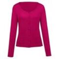 Cardigan aus 100 % Kaschmir FLUFFY EARS pink, 44