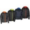 Poligus Arbeitsjacke Daunenjacke in Softshell - xl - Nero/Verde - Nero/Verde - Cofra