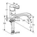 KLUDI LOGO NEO Spültisch-Einhandmischer chrom 379130575