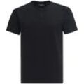 Herren T-Shirt mit Serafino-Ausschnitt