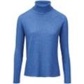 Rollkragen-Pullover aus 100% Schurwolle-Merino Peter Hahn blau