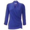 V-Shirt 3/4 Arm Peter Hahn blau