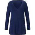 V-Pullover Anna Aura blau, 46