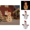 Vidaxl - Weihnachtsbeleuchtung - Living Aufblasbarer Schneemann mit LEDs 250 cm