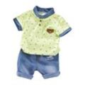 Maita Pet Supplies 2-Teiliges Baby-Jungen-Outfit-Set Mit Hemd, Shorts Und Hosen