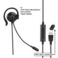 Original Life Fabulous Soyto Einseitiges Traffic-Hänge-Headset, Usb-Kabelsteuerung, 3,5-Mm-Kabel-Headset