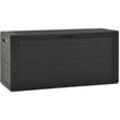 Gartenbox Anthrazit 116x44x55 cm Vidaxl