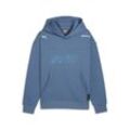 Hoodie PUMA "Mercedes-AMG Motorsport Statement Hoodie Herren" Gr. L, blau (blau horizon), Herren, Obermaterial: 66% Baumwolle, 34% Polyester; Rippe: 3% Elasthan, 97% Baumwolle, Sweatshirts