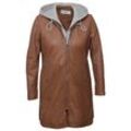 Langjacke MAZE Gr. 44, braun (cognac) Damen Jacken