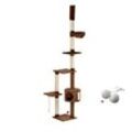 Rohrschneider ® Kletterbaum Lucy , mit Gratis-Spielball, braun