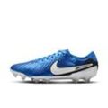 Nike Tiempo Legend 10 Elite Low-Top-Fußballschuh für normalen Rasen - Blau