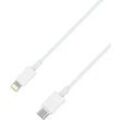 XLAYER 216634 1 x USB C Stecker auf 1 x USB Stecker Ladekabel 1 m Weiß