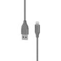 XLayer USB zu Lightning-Kabel USB-C Male Apple Lightning 1.5 m Grau