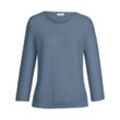 Rundhals-Pullover 3/4-Arm Peter Hahn blau