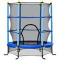 Trampolin Ø163 cm Gartentrampolin Mini-Trampoline für Kinder mit Sicherheitsnetz Randabdeckung Klein