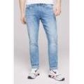 Regular-fit-Jeans CAMP DAVID Gr. 29, Länge 30, blau, Herren, Material: 79% Baumwolle, 20% Polyester, 1% Elasthan, Abriebeffekte, Jeans, mit zwei Leibhöhen