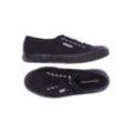 Superga Damen Sneakers, schwarz, Gr. 40