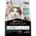 PRO PLAN Liveclear Sterilised Adult Lachs 1,4 kg