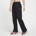 Nike Sportswear Essential UV-Zip-Hose mit hohem Bund und offenem Saum (Damen) - Schwarz