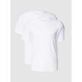 T-Shirt mit V-Ausschnitt im 2er-Pack Modell 'PURE COTTON'