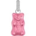 Ketten-Anhänger THOMAS SABO "THOMAS x HARIBO Schmuck: Großer Anhänger Goldbär" Schmuckanhänger Gr. Silber 925 (Sterlingsilber), 4,05 g, pink (silberfarben, pink, kristallweiß, kristallweiß) Damen mit Kristallglas, Zirkonia (synth.)