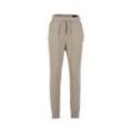 Jogginghose ALPHA INDUSTRIES "Alpha Industries Men - Jogger Basic SL" Gr. L, Normalgrößen, beige (vintage sand) Herren Hosen