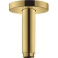 Hansgrohe Decken-Anschlussstück S DN15 100mm Polished Gold-Optik, 27393990 27393990