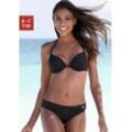 BENCH. Push-Up-Bikini-Top 'Perfect' schwarz Gr. 34 Cup C. Mit Bügel