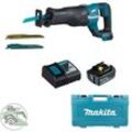 Makita - Akku-Reciprosäge DJR187ZK 18V + Ladegerät DC18RC + Akku 5,0 Ah bl 1850B