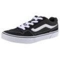 Sneaker VANS "CALDRONE" Gr. 35, schwarz Schuhe Jungen mit kontrastfarbenem Logobadge an der Ferse