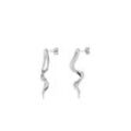 Wave Rush Earrings Silver