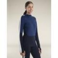 Icebreaker Merino 200 Sonebula Half-Zip-Thermo-Hoodie - Frau - Midnight Navy/royal Navy - Größe XS