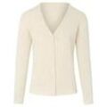 Strickjacke aus 100% SUPIMA®-Baumwolle Peter Hahn weiss, 48