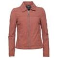 Lederjacke MAZE "4202117", Damen, Gr. L, rosa (desert rose), Obermaterial: 100% Lammleder / Futter: 100% Baumwolle / Ärmelfutter: 100% Polyester, Jacken