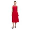 Cocktailkleid VERA MONT "Vera Mont figurbetont" Gr. 34, Normalgrößen, rot (red rose) Damen Kleider Nahtführung