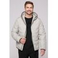 Winterjacke CAMP DAVID Gr. 4XL, grau (light grey) Herren Jacken mit elastischem Saumabschluss