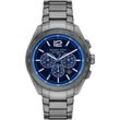 Chronograph MICHAEL KORS "ACCELERATOR 2.0" Armbanduhren grau Herren Quarzuhr, Armbanduhr, Herrenuhr, Edelstahlarmband, analog