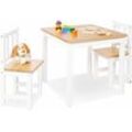 Kindersitzgruppe PINOLINO "Fenna", weiß (weiß, natur), Sitzmöbel-Sets, Kinder, Massivholz