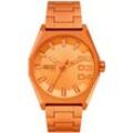 Quarzuhr DIESEL "SCRAPER" Armbanduhren orange Herren Armbanduhr, Herrenuhr