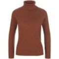 Rollkragen-Pullover aus 100% Schurwolle-Merino Peter Hahn braun