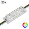 LED Modul RGBW DC24V RGB+3000K 3W IP68 (20 Stück VPE)