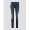 TOM TAILOR Damen Alexa Slim Jeans mit Bio-Baumwolle, blau, Uni, Gr. 26/30