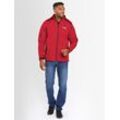 Softshelljacke ARCTIC SEVEN "ASAdventuraa", Herren, Gr. 4XL, rot, Obermaterial: 96% Polyester, 4% Elasthan; Innenmaterial: 100% Polyester, Jacken, sportliche Outdoorjacke mit abnehmbarer Kapuze