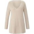 V-Pullover Anna Aura beige, 50